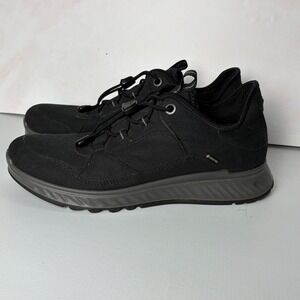 Ecco ST.1 Lite Gore-Tex Black Walking Hiking Athletic Sneakers Shoes